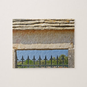 Gate and key stone carved with Montrachet, Jigsaw Puzzle