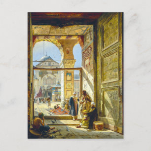 Gate Great Umayyad Mosque Damascus   Bauernfeind   Postcard