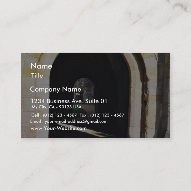 Gate In The Old Abbey Business Card (Front)