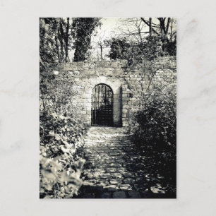 Gate in the wall postcard