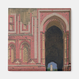 Gate Near Kutub-Minar, Old Delhi, 1875 Magnet