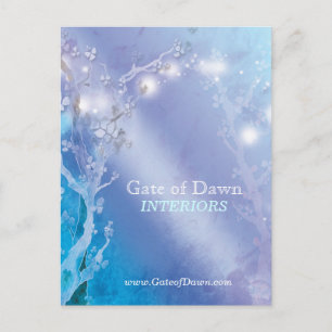 Gate of Dawn Trees Business Marketing Postcards