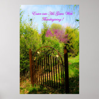 GATE OF THANKSGIVING POSTER