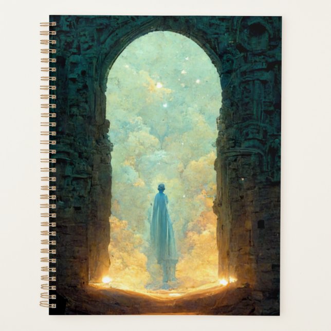 Gate of the Gods Fantasy Sci-Fi Art Planner (Front)