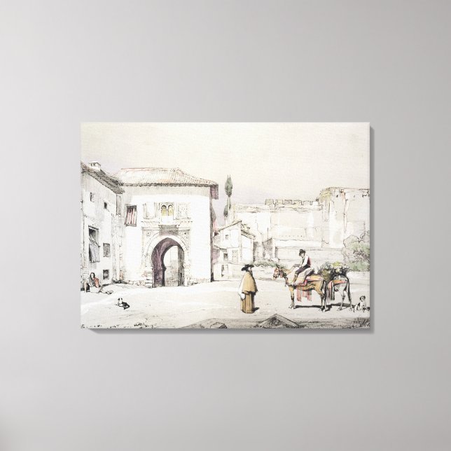 Gate of the Vine (Puerta del Vino), from 'Sketches Canvas Print (Front)