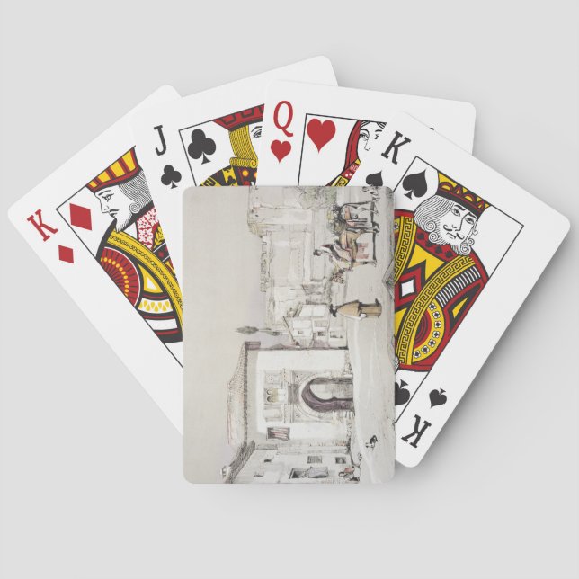 Gate of the Vine (Puerta del Vino), from 'Sketches Playing Cards (Back)