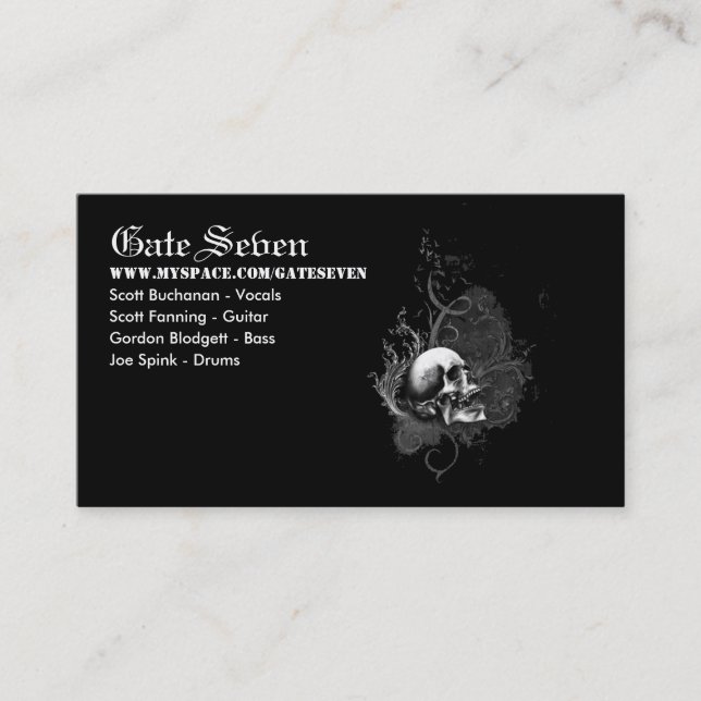 Gate Seven Business Cards (Front)