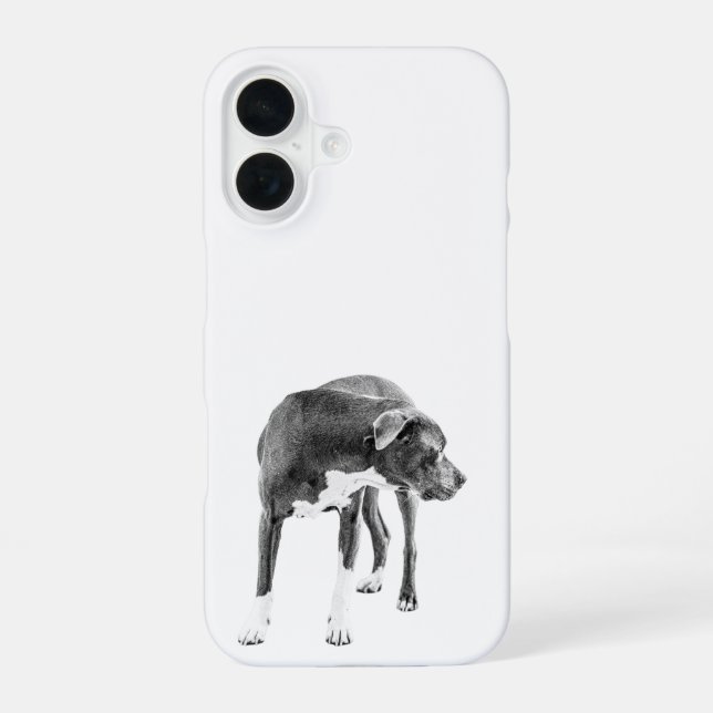 Gate-Side Shadow Hound iPhone 16 Case (Back)