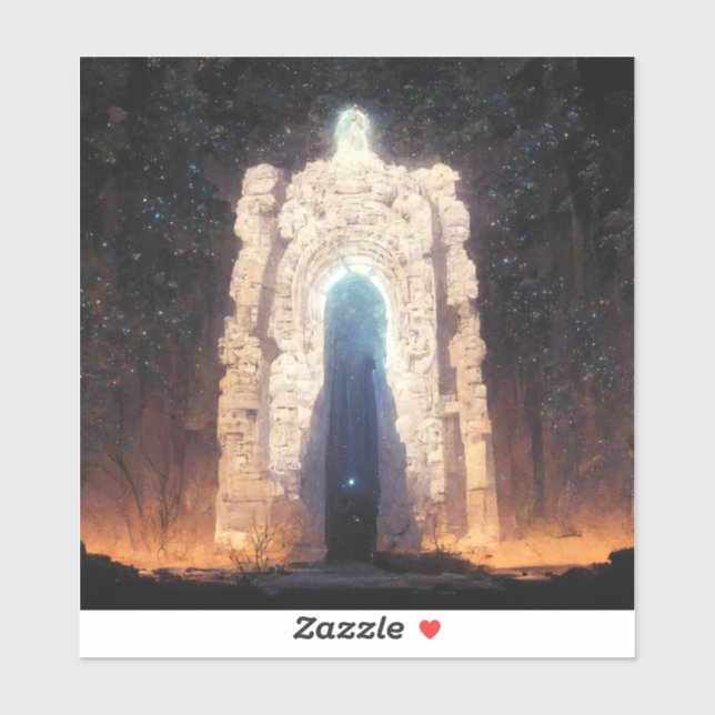 Gate To Eternity Fantasy Sci-Fi Art (Sheet)