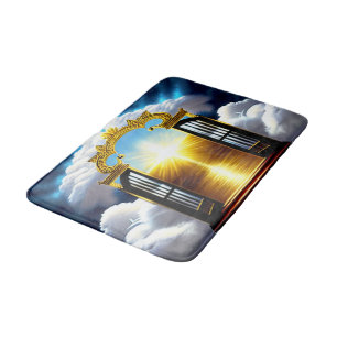  Gate To Heaven Christian Bath Mat