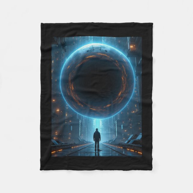 Gate To The Unknown Dimension Sticker  Fleece Blanket (Front)