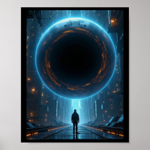 Gate To The Unknown Dimension Sticker  Poster