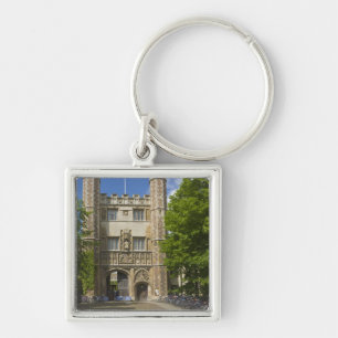 Gate to Trinity College and rows of bicycles, Key Ring