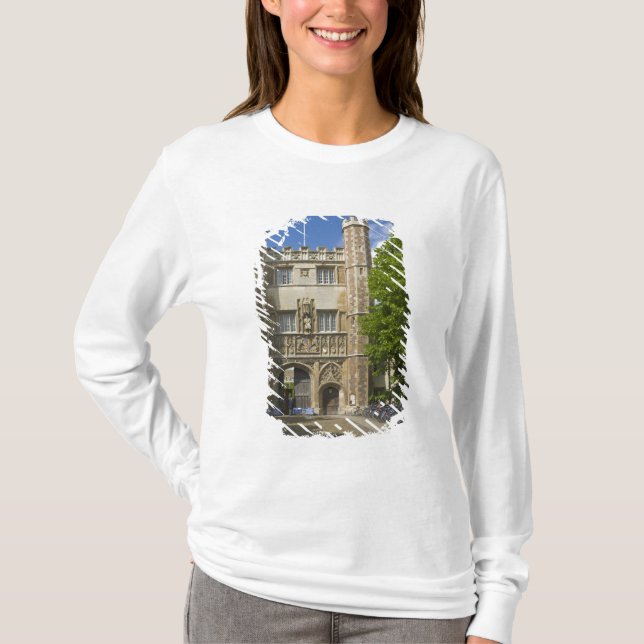 Gate to Trinity College and rows of bicycles, T-Shirt (Front)