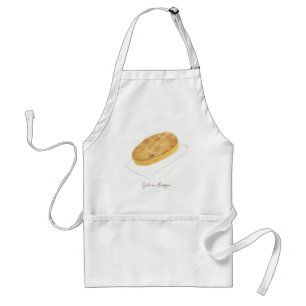 Gâteau Basque watercolor Standard Apron