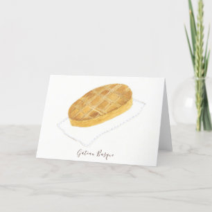 Gâteau Basque watercolor Thank You Card