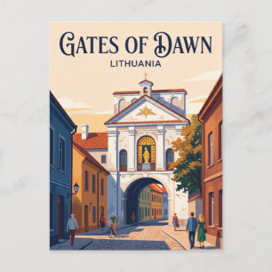 Gates of Dawn Lithuania Postcard