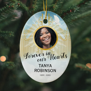 Gates of Heaven - Memorial Tribute Ceramic Tree Decoration