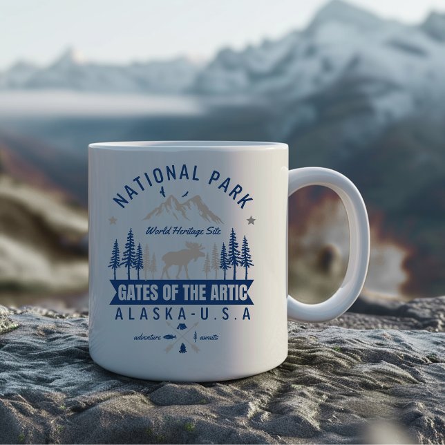 Gates of the Arctic Forest Landscape Coffee Mug (Creator Uploaded)