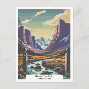 Gates of the Arctic National Park, Alaska USA Postcard