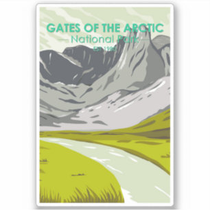 Gates of the Arctic National Park Alaska Vintage
