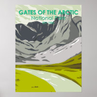 Gates of the Arctic National Park Alaska Vintage