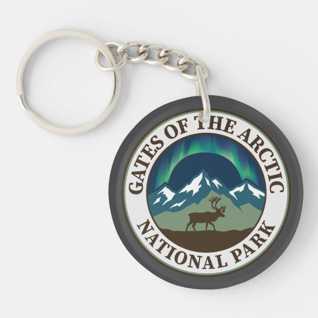 Gates of the Arctic National Park Key Ring (Front)