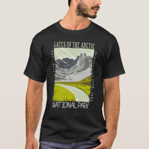 Gates of the Arctic National Park Retro Distressed T-Shirt