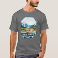 Gates of the Arctic National Park Retro Emblem