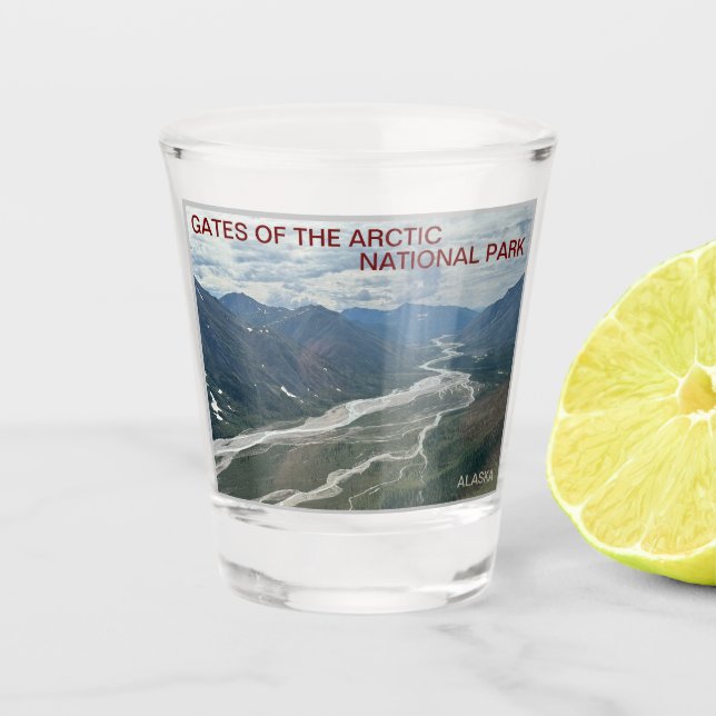 Gates Of The Arctic National Park Shot Glass (Front)