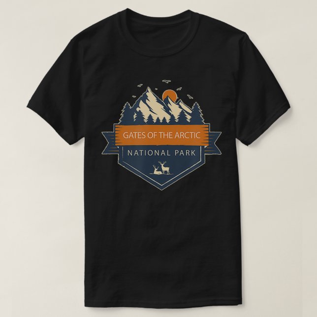 Gates of the Arctic National Park  T-Shirt (Design Front)