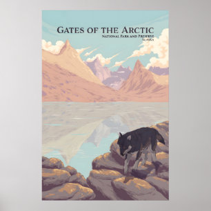 Gates of the Arctic National Park Travel Poster