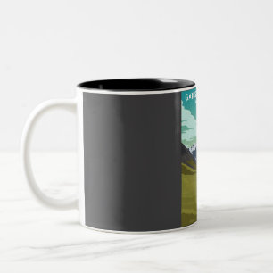 Gates of the Arctic National Park Travel Poster Two-Tone Coffee Mug