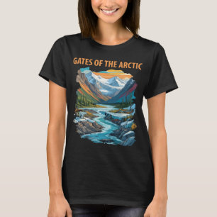 Gates of the Arctic River Blue Travel T-Shirt