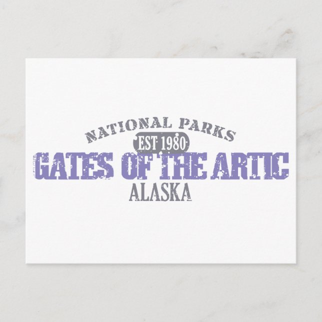Gates Of The Artic National Park Postcard (Front)