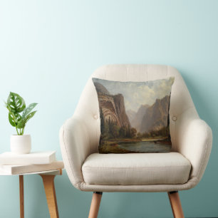 Gates of the Yosemite – Albert Bierstadt Cushion