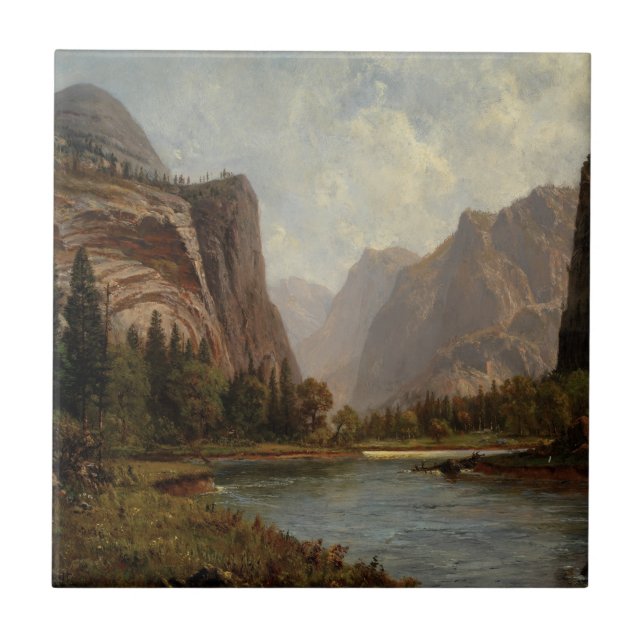 Gates of the Yosemite – Albert Bierstadt Tile (Front)