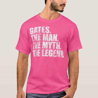 GatesGates Family name Gates last Name Gates Surna T-Shirt