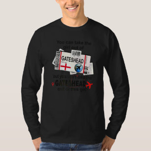 Gateshead Girl Gateshead Boarding Pass Gateshead T-Shirt