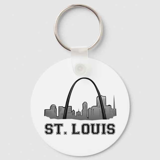 Gateway Arch in St. Louis Key Ring (Front)
