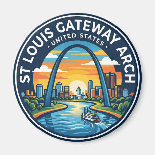 Gateway Arch Missouri Magnet
