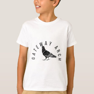 Gateway Arch Missouri Park bird logo T-Shirt