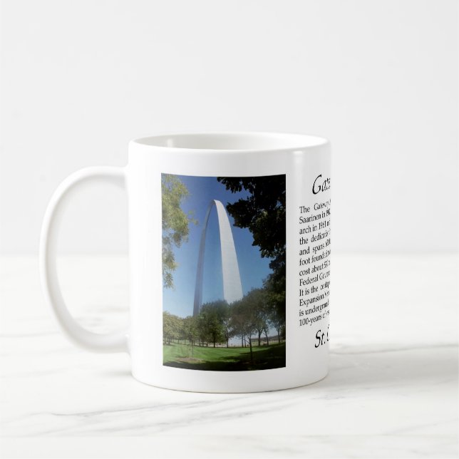Gateway Arch mug (Left)