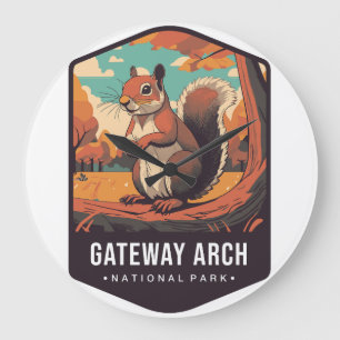 Gateway Arch National Park Clock 2025