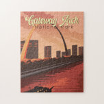 Gateway Arch National Park Illustration Travel Art Jigsaw Puzzle<br><div class="desc">Gateway Arch vector artwork design. Gateway Arch National Park is an American national park located in St. Louis,  Missouri,  near the starting point of the Lewis and Clark Expedition.</div>