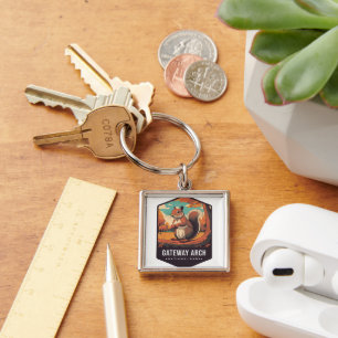 Gateway Arch National Park Key Ring