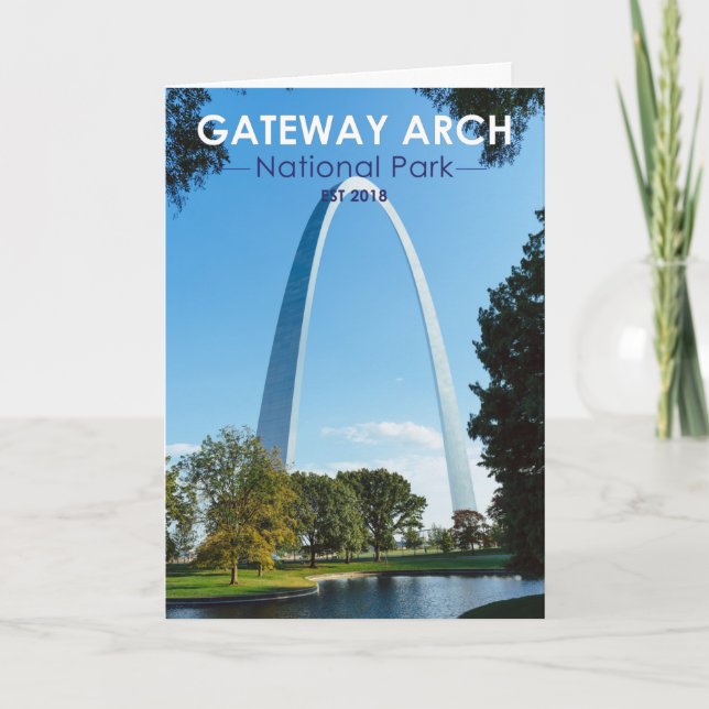 Gateway Arch National Park Missouri Card (Front)