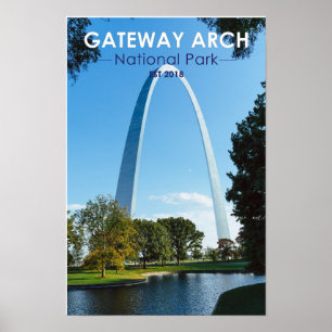Gateway Arch National Park Missouri Poster