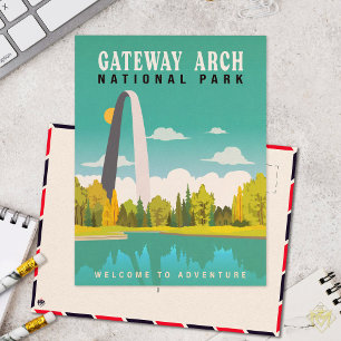Gateway Arch National Park - Missouri Saint Louis Postcard