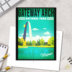 Gateway Arch National Park - Missouri Saint Louis Postcard